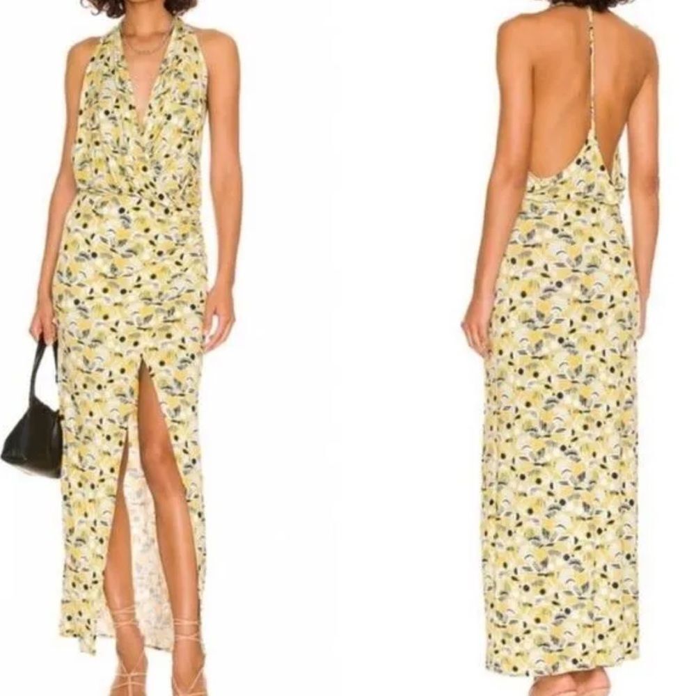 NWT Free People Daria halter Maxi Dress Size M